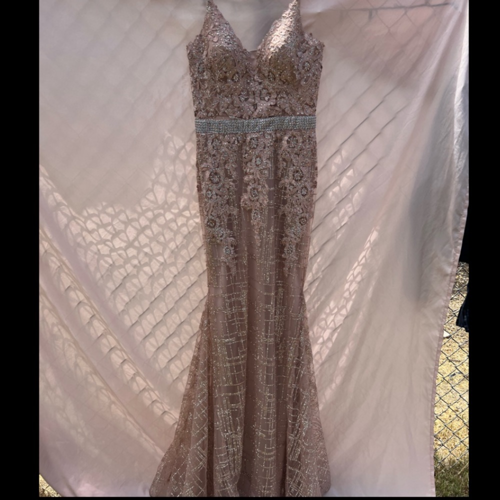 Rose gold dress